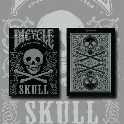 Bicycle Skull Metallic (Silver) USPCC by Gamblers Warehouse