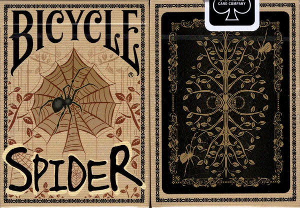 Bicycle Spider Playing Cards (Tan)