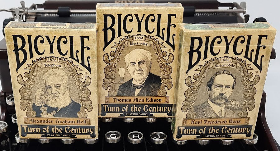 Bicycle Turn of the Century Playing Cards 3 Deck Set