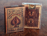 Bicycle Wood Rider Back Playing Cards by Max